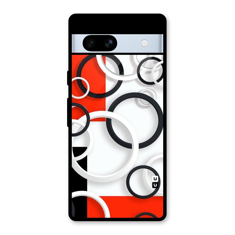 Rings Abstract Glass Back Case for Google Pixel 7a