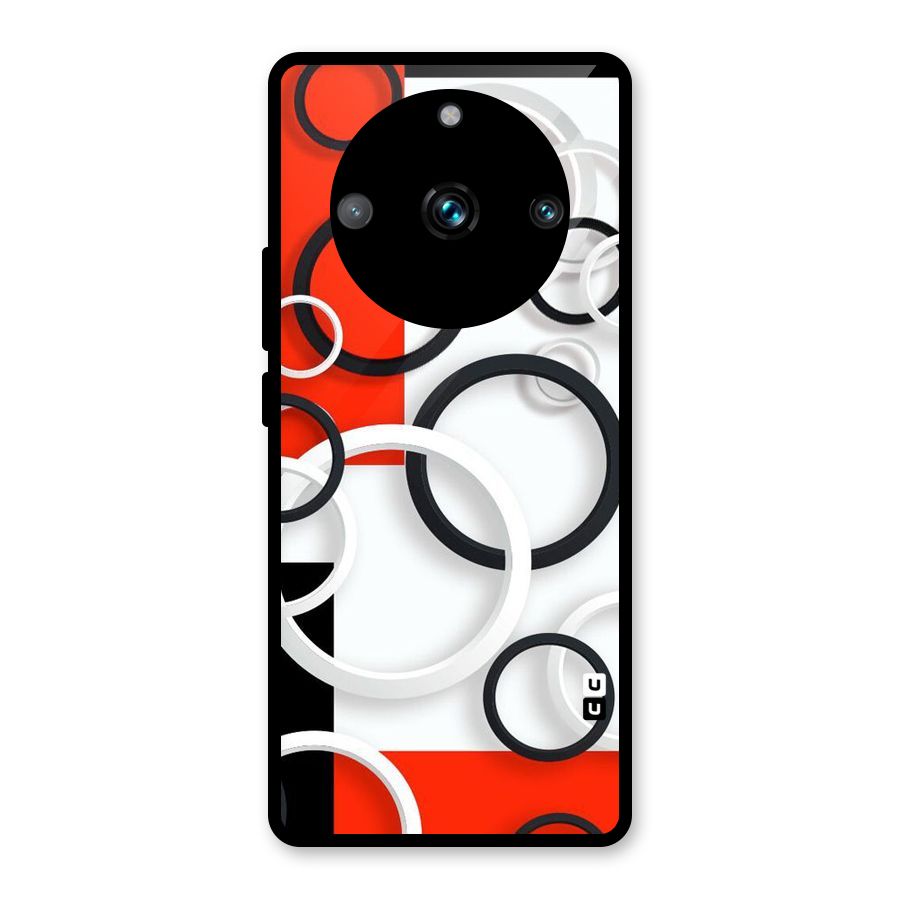 Rings Abstract Glass Back Case for Realme Narzo 60 Pro