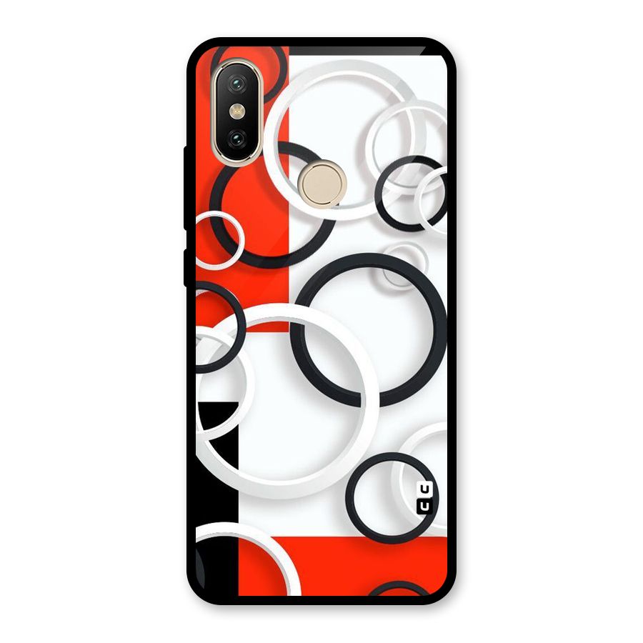 Rings Abstract Glass Back Case for Redmi A2