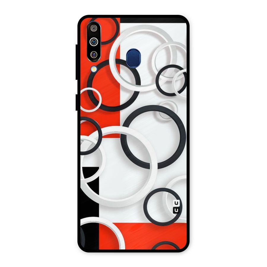Rings Abstract Metal Back Case for Galaxy M30