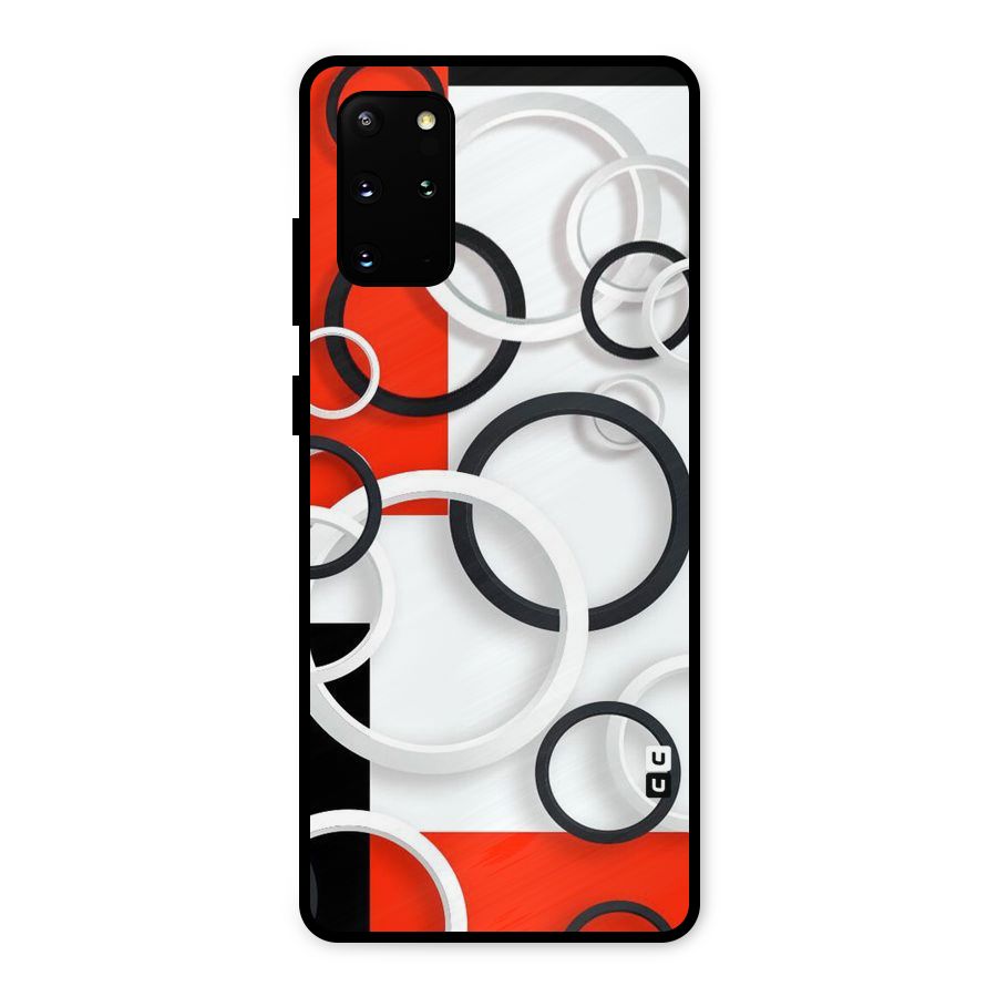 Rings Abstract Metal Back Case for Galaxy S20 Plus