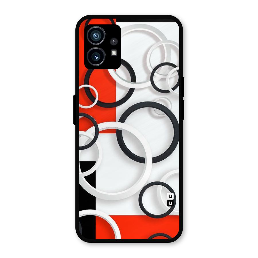 Rings Abstract Metal Back Case for Nothing Phone 1
