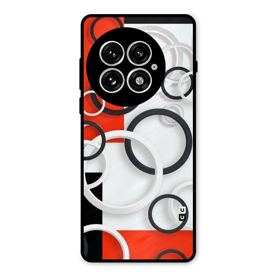 Rings Abstract Metal Back Case for OnePlus 13