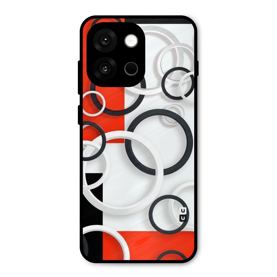 Rings Abstract Metal Back Case for OnePlus 13s