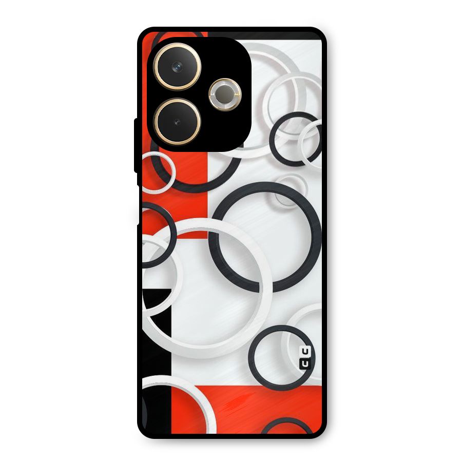 Rings Abstract Metal Back Case for Oppo A5 Pro