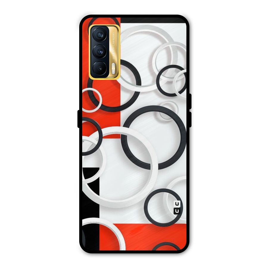 Rings Abstract Metal Back Case for Realme X7