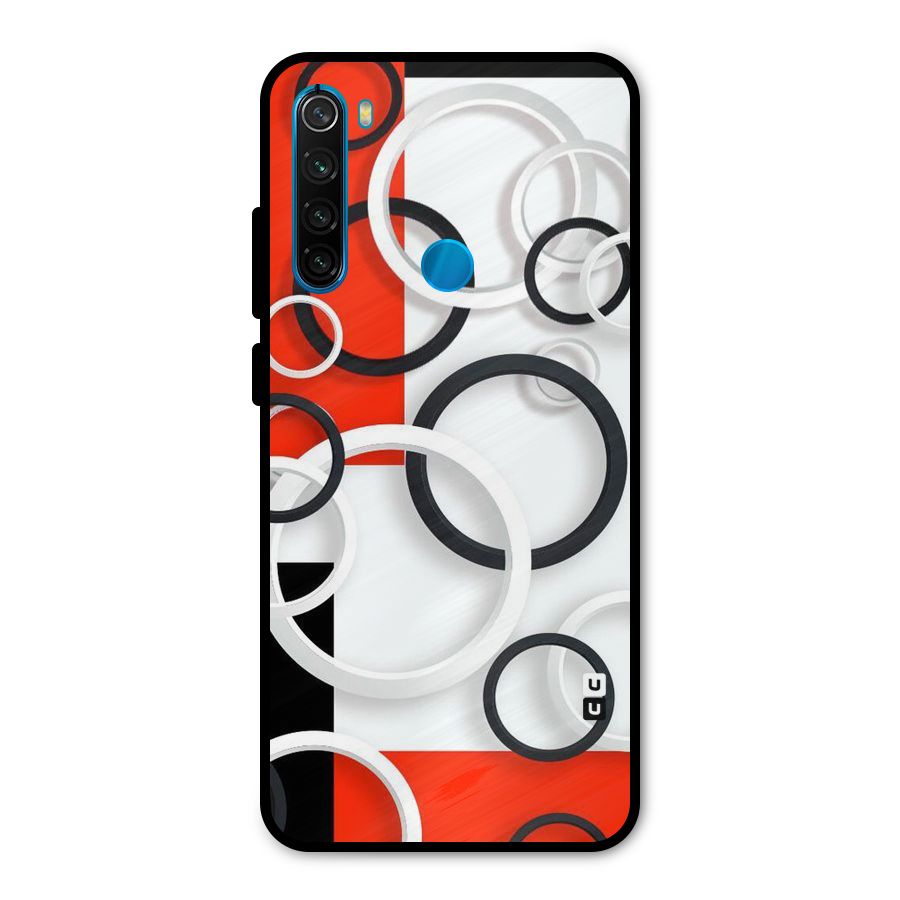 Rings Abstract Metal Back Case for Redmi Note 8