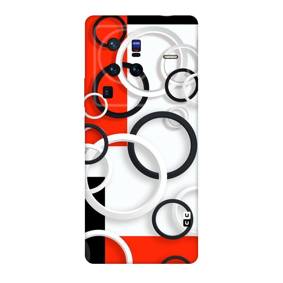 Rings Abstract Original Polycarbonate Back Case for Vivo X80