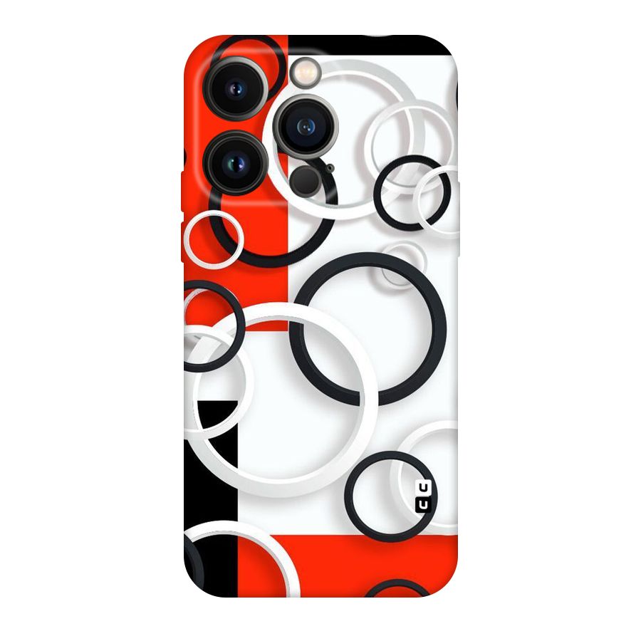Rings Abstract Original Polycarbonate Back Case for iPhone 14 Pro
