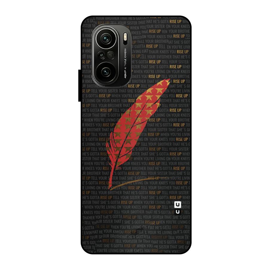 Rise Up Feather Metal Back Case for Mi 11X Pro