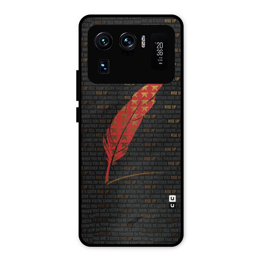 Rise Up Feather Metal Back Case for Mi 11 Ultra