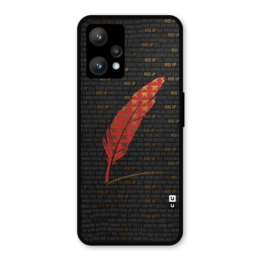 Rise Up Feather Metal Back Case for Realme 9 Pro Plus 5G