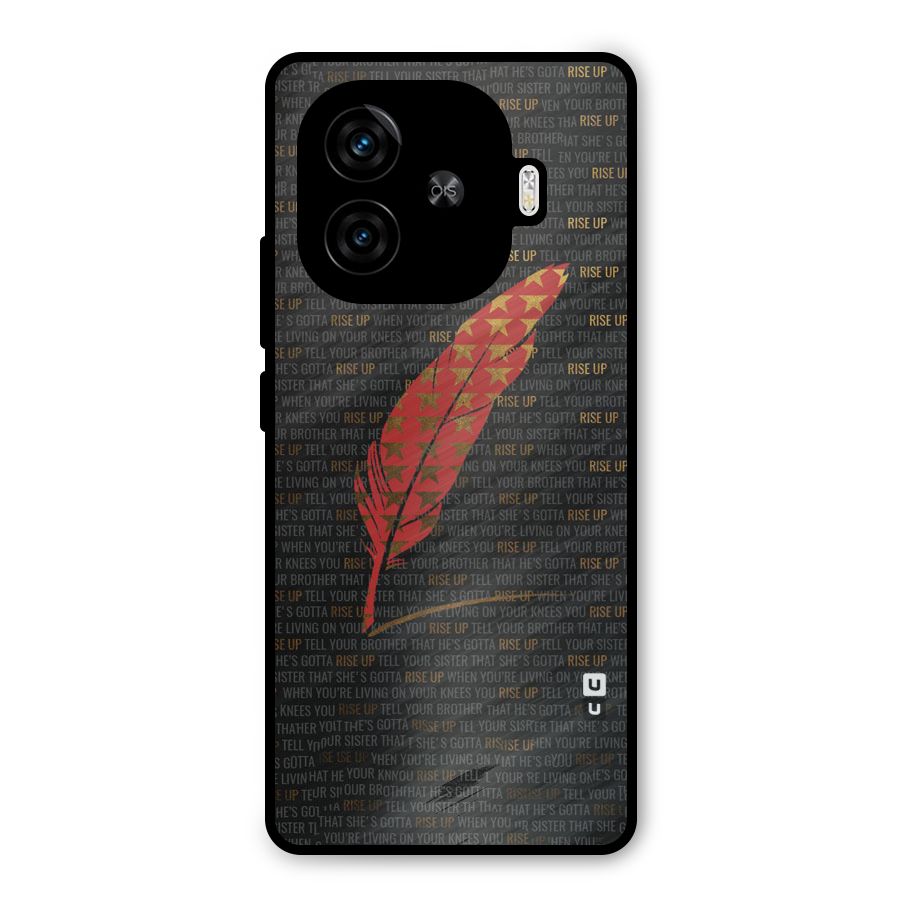 Rise Up Feather Metal Back Case for iQOO Neo 10R
