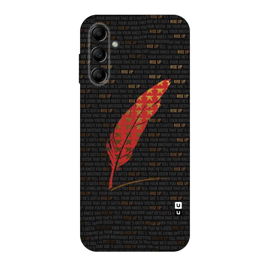 Rise Up Feather Original Polycarbonate Back Case for Galaxy A14 5G