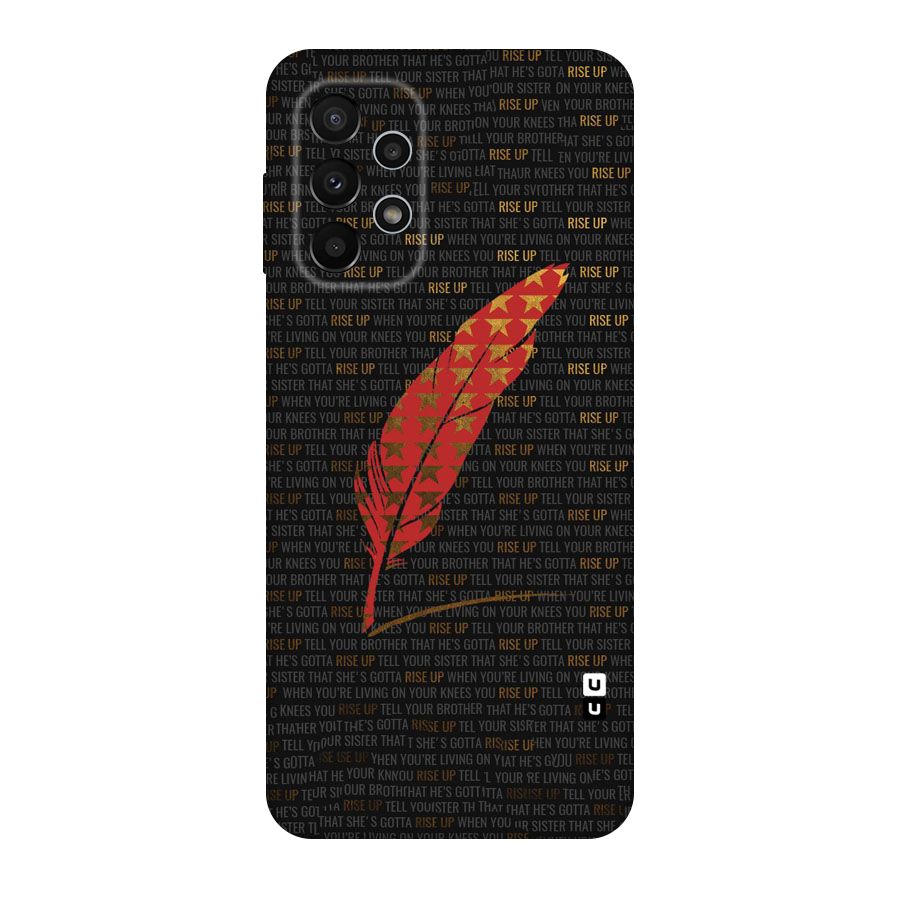 Rise Up Feather Original Polycarbonate Back Case for Galaxy A23
