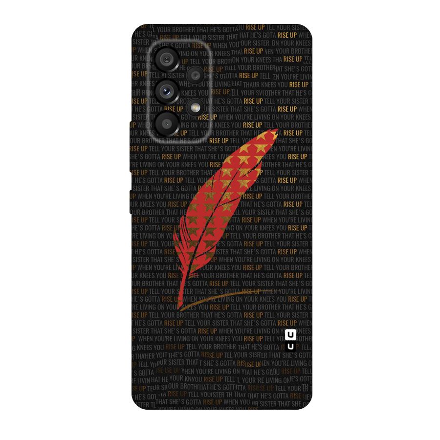 Rise Up Feather Original Polycarbonate Back Case for Galaxy A53 5G