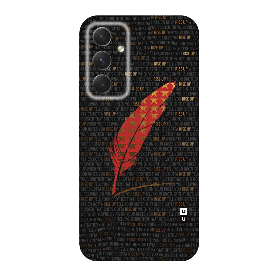 Rise Up Feather Original Polycarbonate Back Case for Galaxy A54