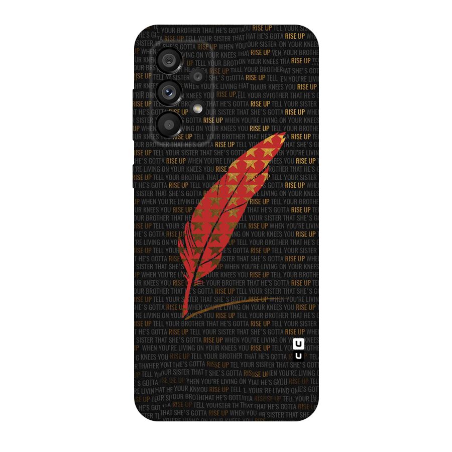 Rise Up Feather Original Polycarbonate Back Case for Galaxy A73 5G