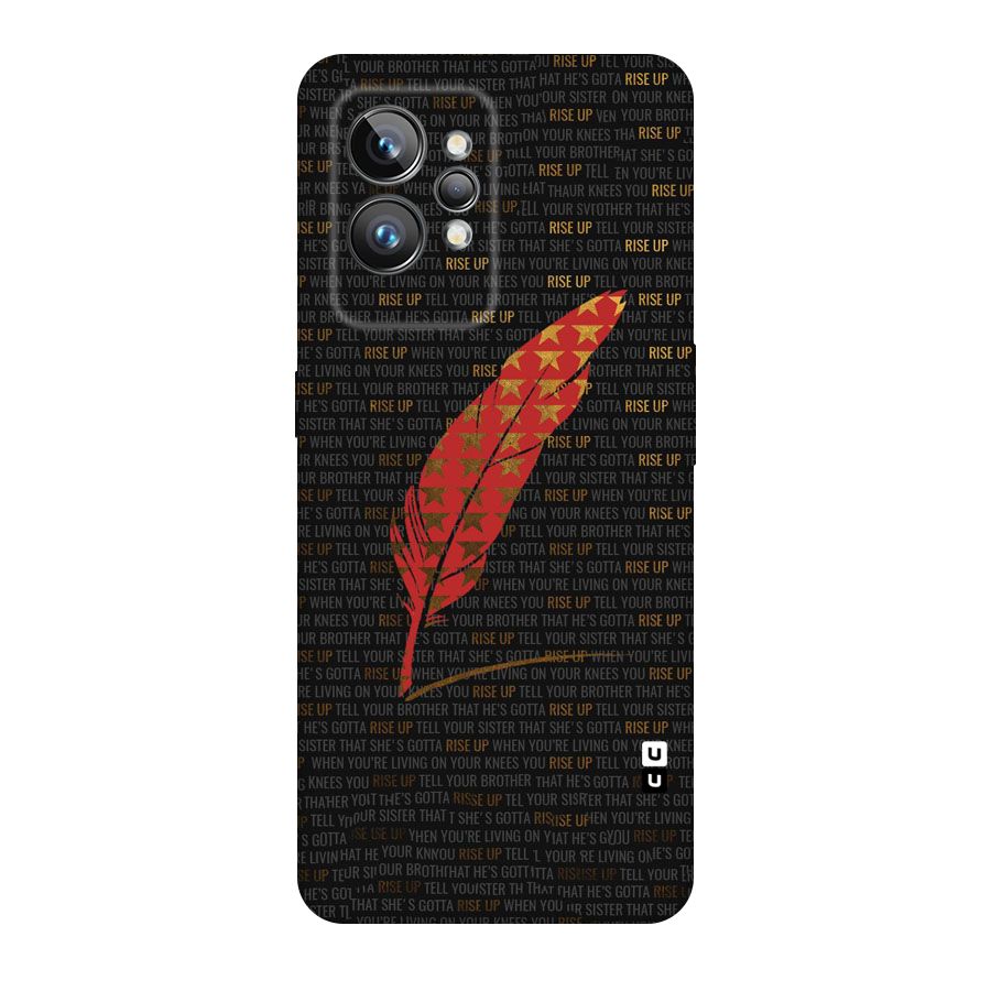 Rise Up Feather Original Polycarbonate Back Case for Realme GT2 Pro