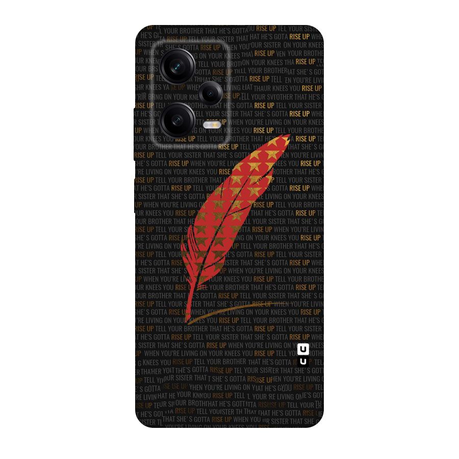 Rise Up Feather Original Polycarbonate Back Case for Redmi Note 12 Pro