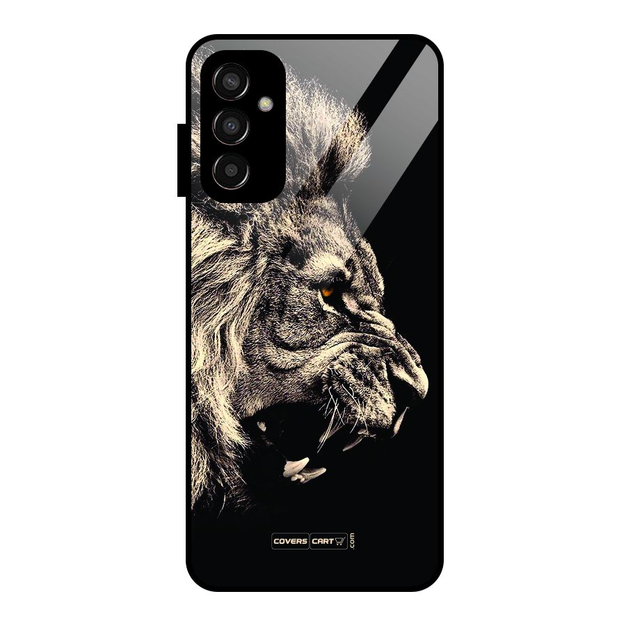 Roaring Lion Glass Back Case for Galaxy F13