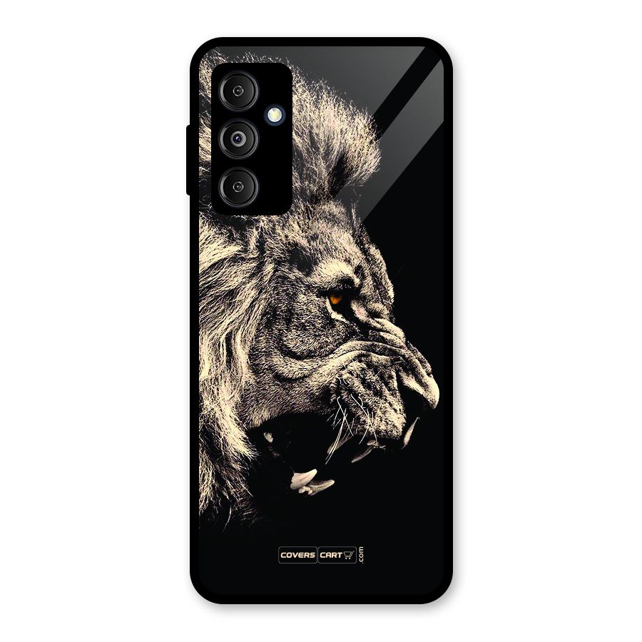 Roaring Lion Glass Back Case for Galaxy M14 5G