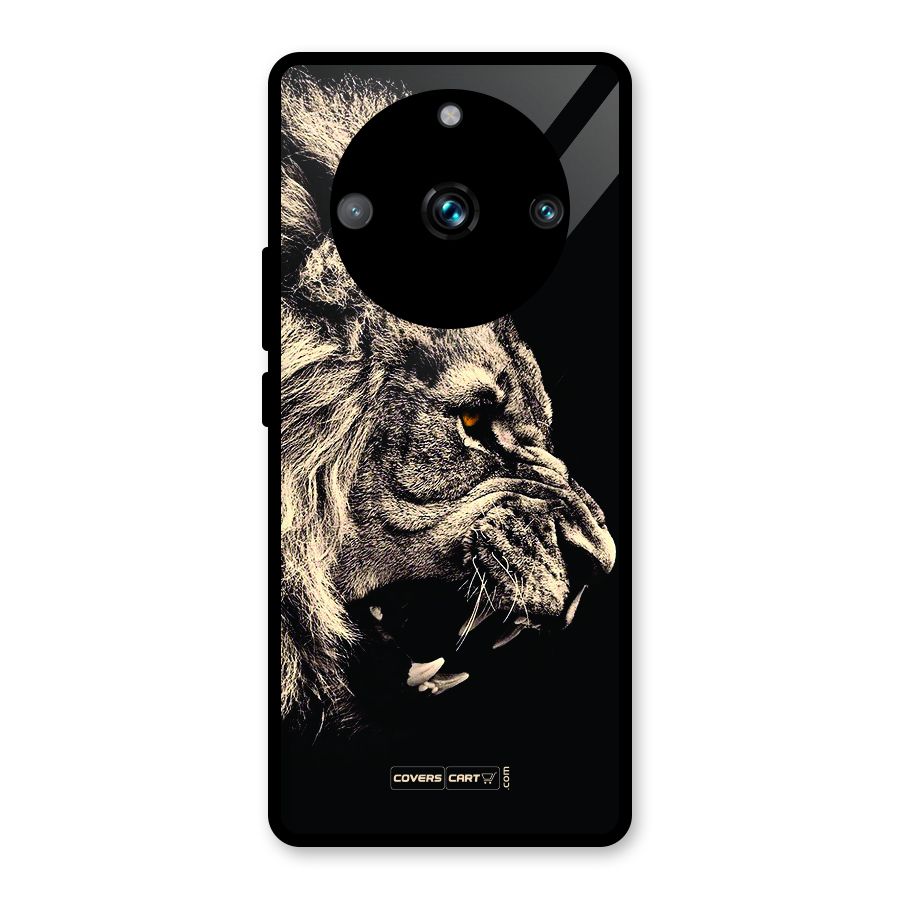 Roaring Lion Glass Back Case for Realme 11 Pro