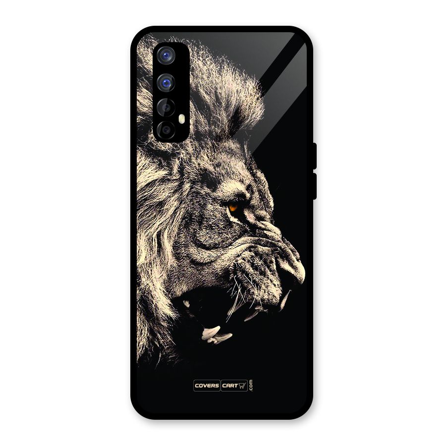 Roaring Lion Glass Back Case for Realme Narzo 20 Pro