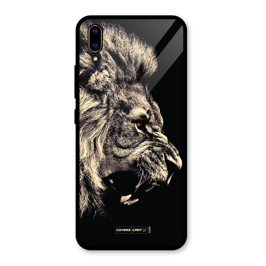 Roaring Lion Glass Back Case for Vivo V11 Pro