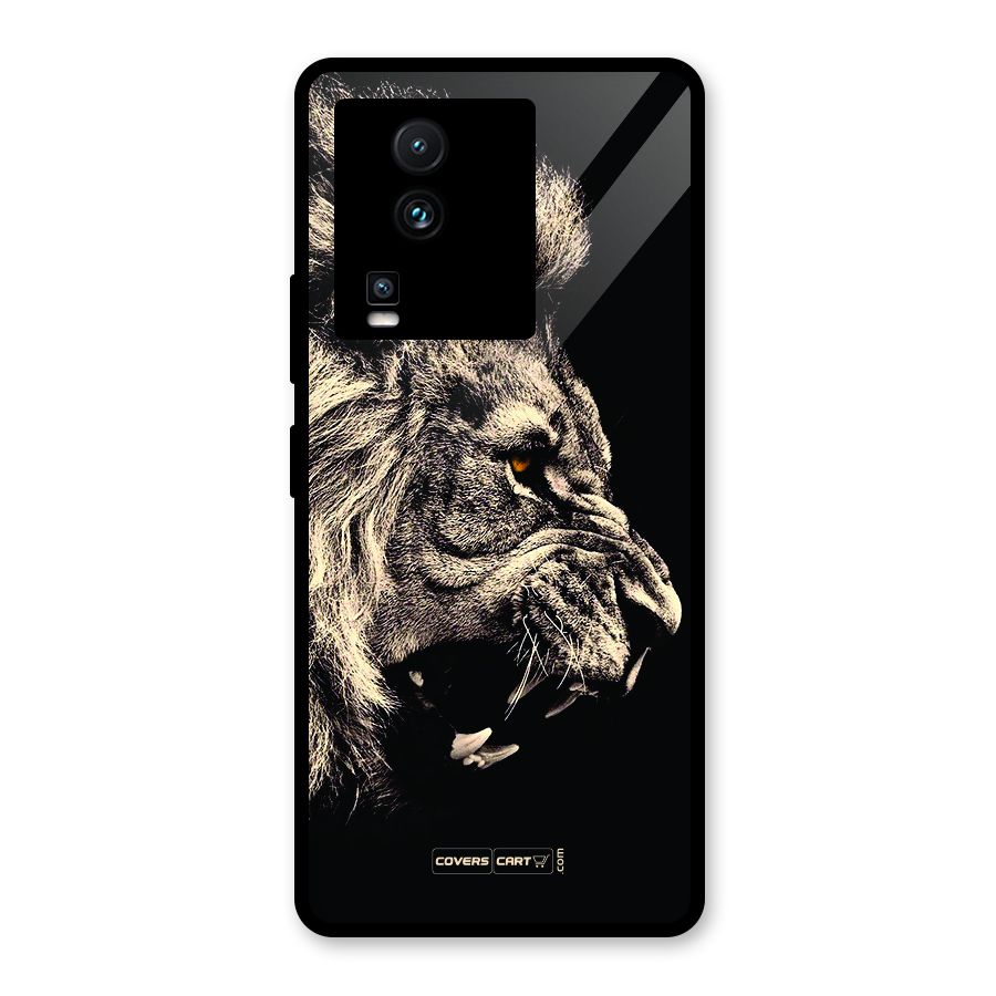 Roaring Lion Glass Back Case for Vivo iQOO Neo 7 Pro