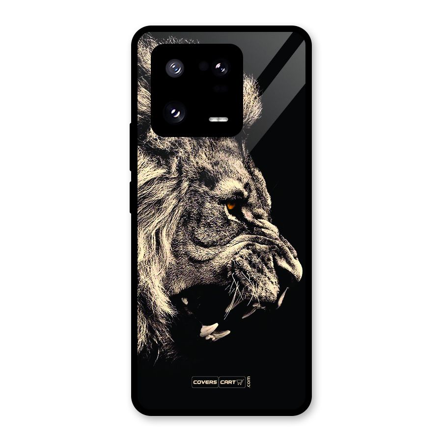 Roaring Lion Glass Back Case for Xiaomi 13 Pro