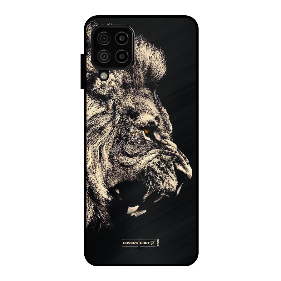 Roaring Lion Metal Back Case for Galaxy A22 4G