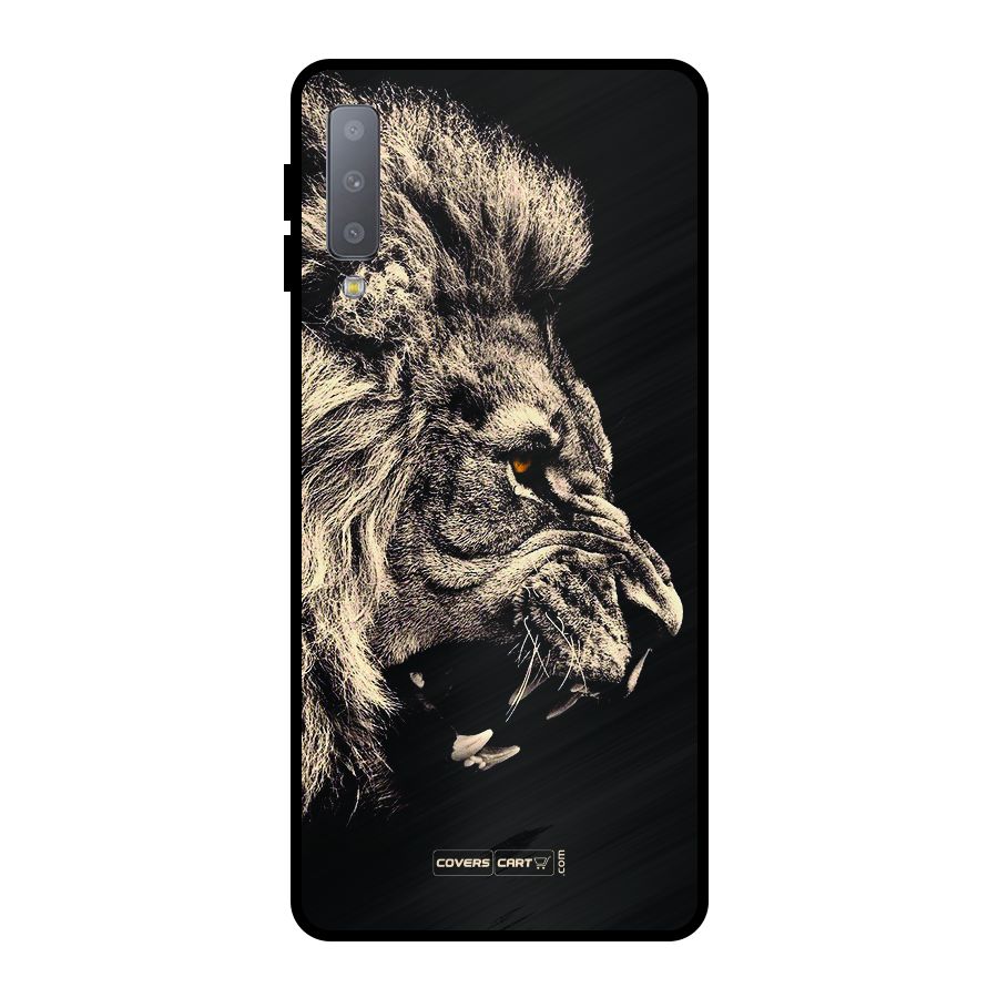 Roaring Lion Metal Back Case for Galaxy A7 (2018)