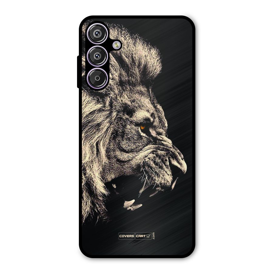 Roaring Lion Metal Back Case for Galaxy F15