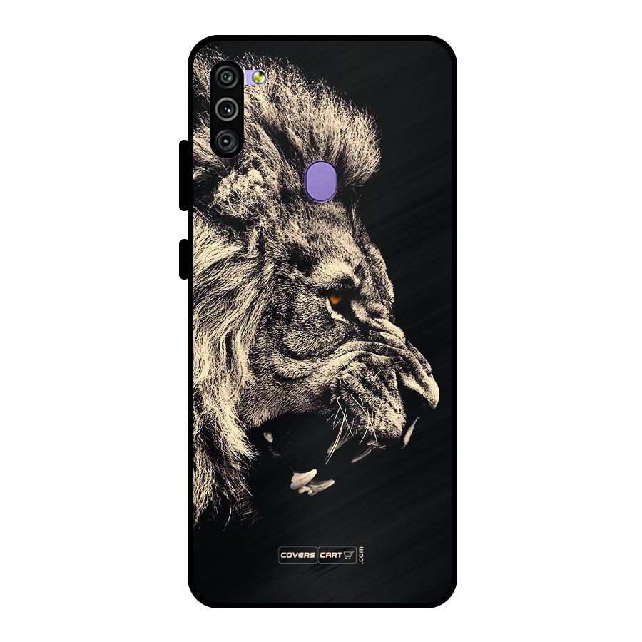 Roaring Lion Metal Back Case for Galaxy M11