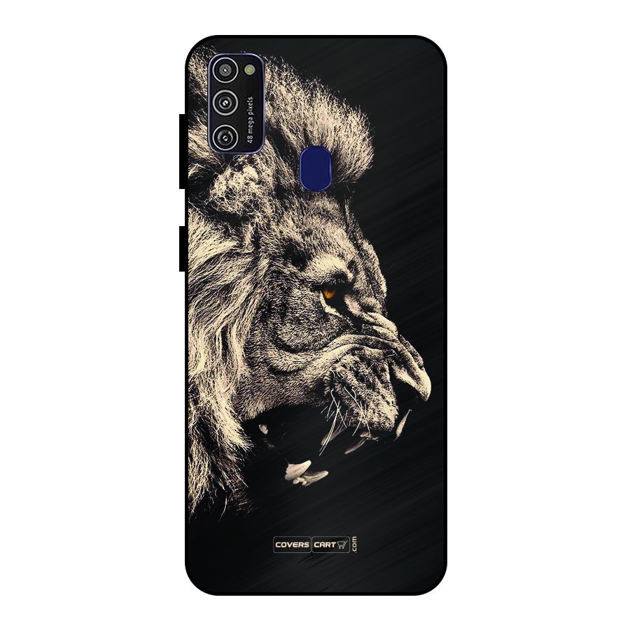 Roaring Lion Metal Back Case for Galaxy M30s