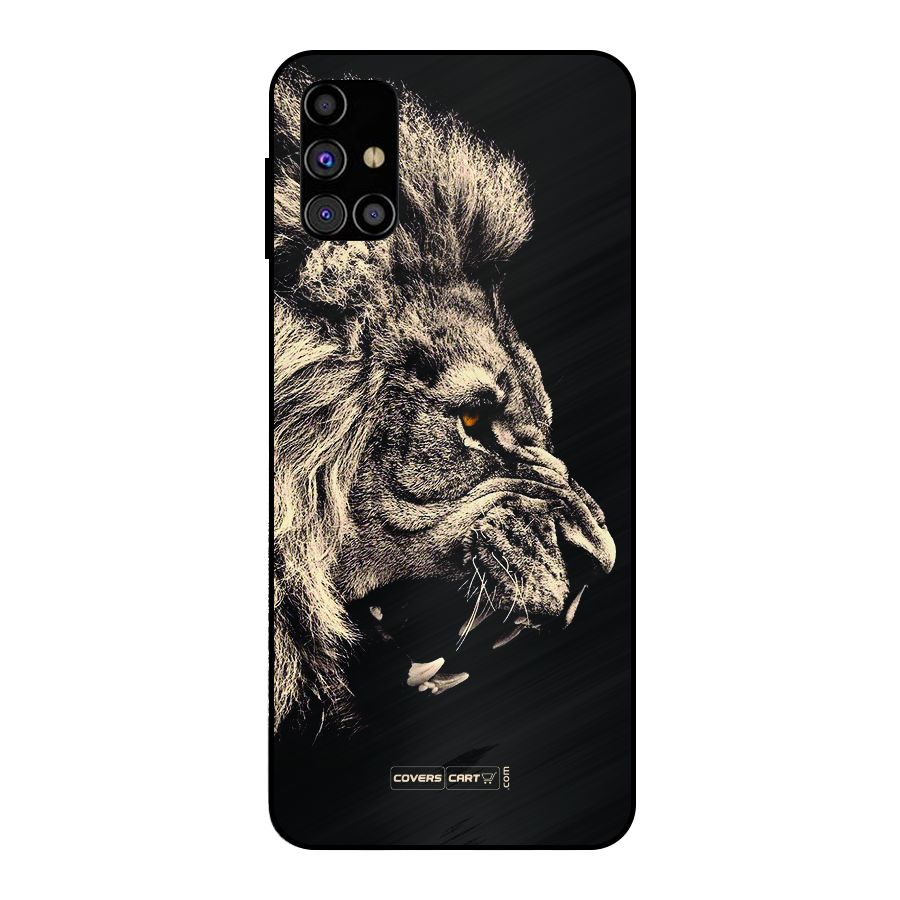 Roaring Lion Metal Back Case for Galaxy M31s