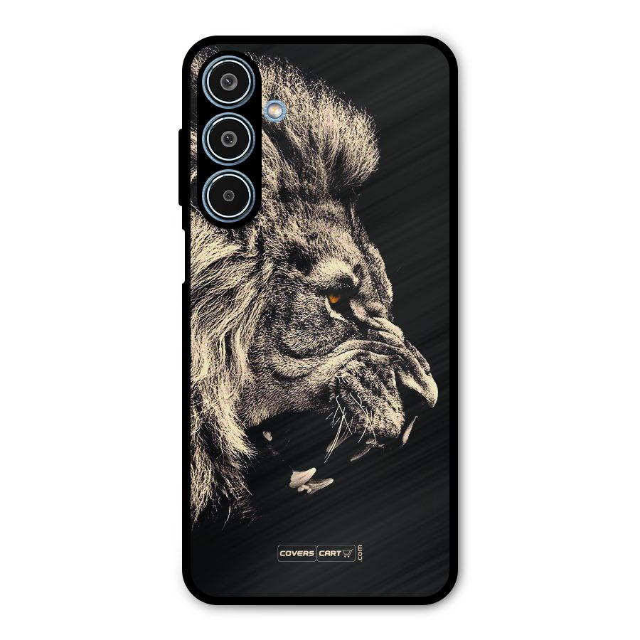 Roaring Lion Metal Back Case for Galaxy M35