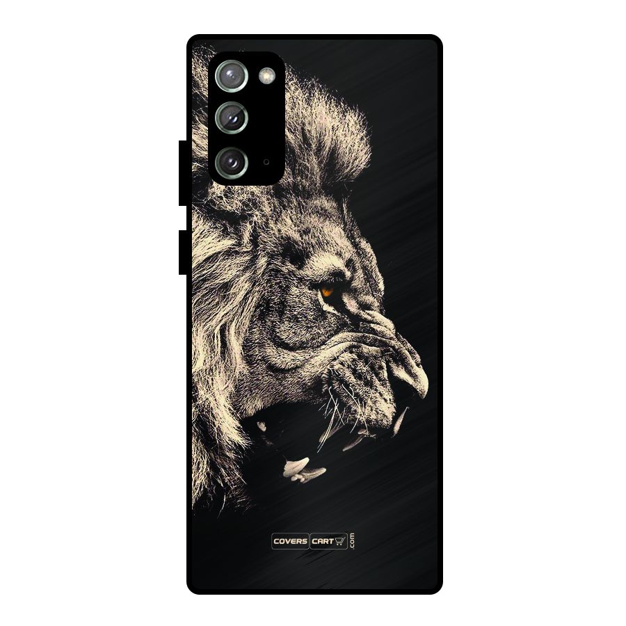 Roaring Lion Metal Back Case for Galaxy Note 20