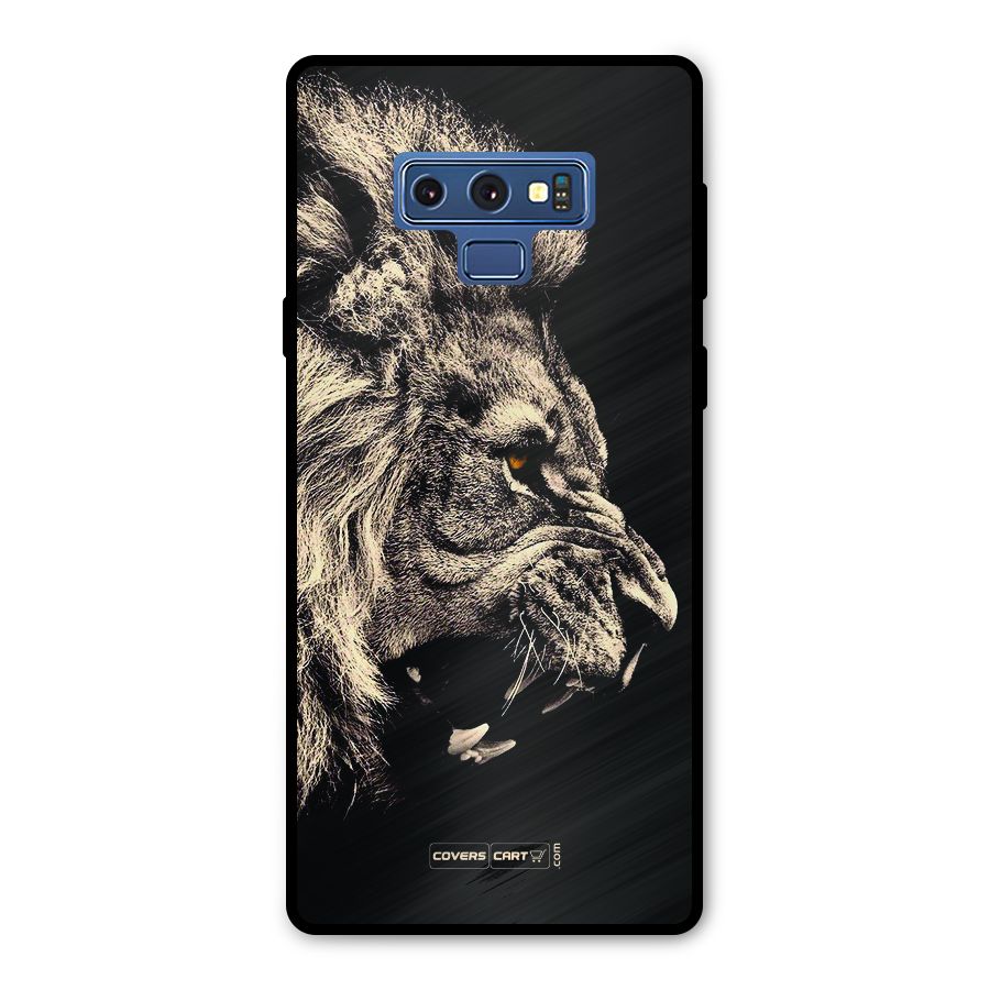 Roaring Lion Metal Back Case for Galaxy Note 9