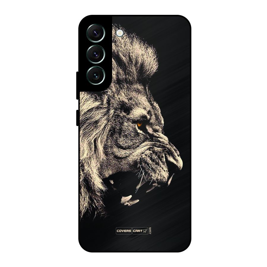 Roaring Lion Metal Back Case for Galaxy S22 Plus 5G