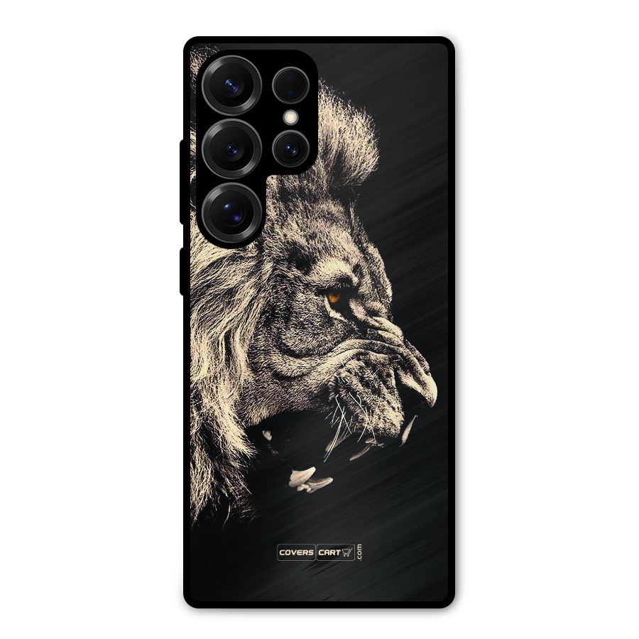 Roaring Lion Metal Back Case for Galaxy S25 Ultra
