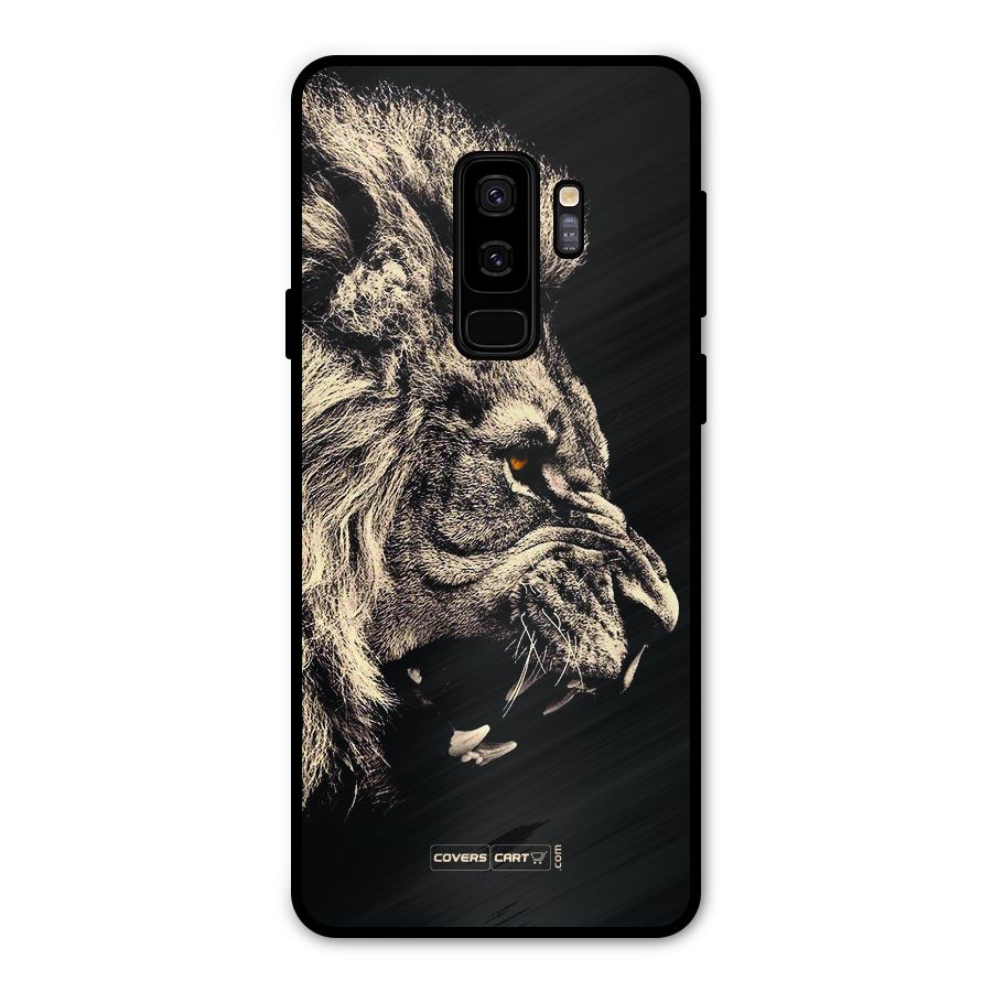 Roaring Lion Metal Back Case for Galaxy S9 Plus