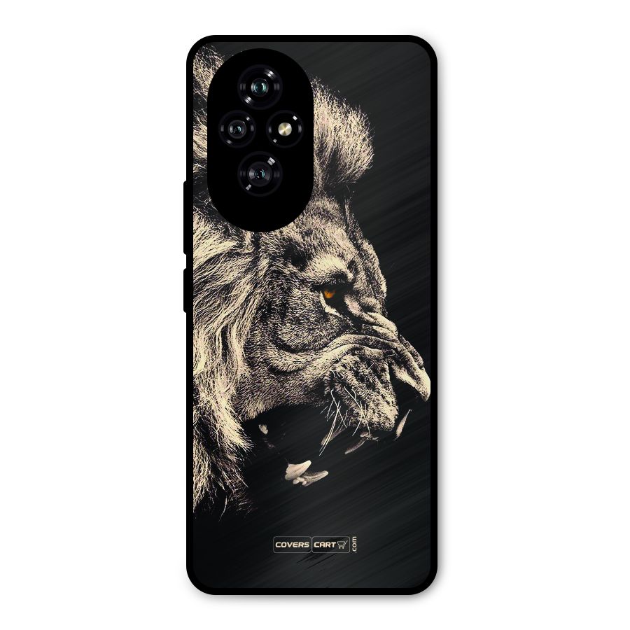Roaring Lion Metal Back Case for Honor 200