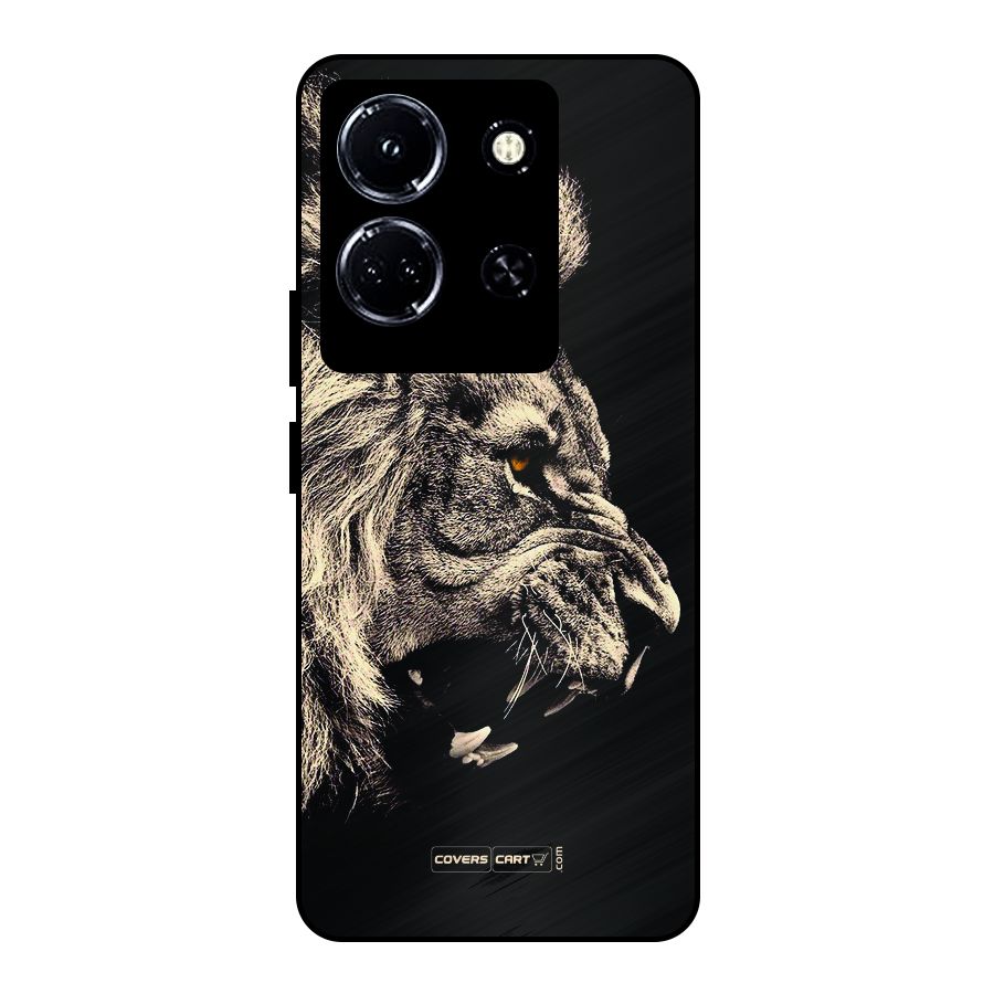 Roaring Lion Metal Back Case for Infinix Note 30 5G