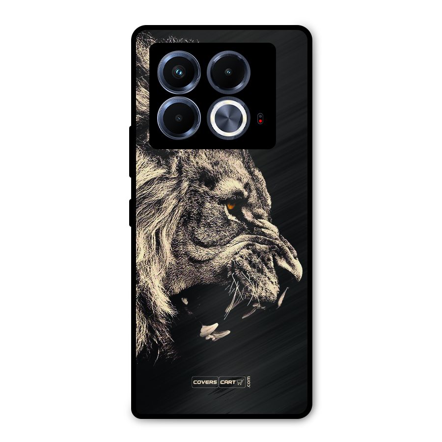 Roaring Lion Metal Back Case for Infinix Note 40 5G