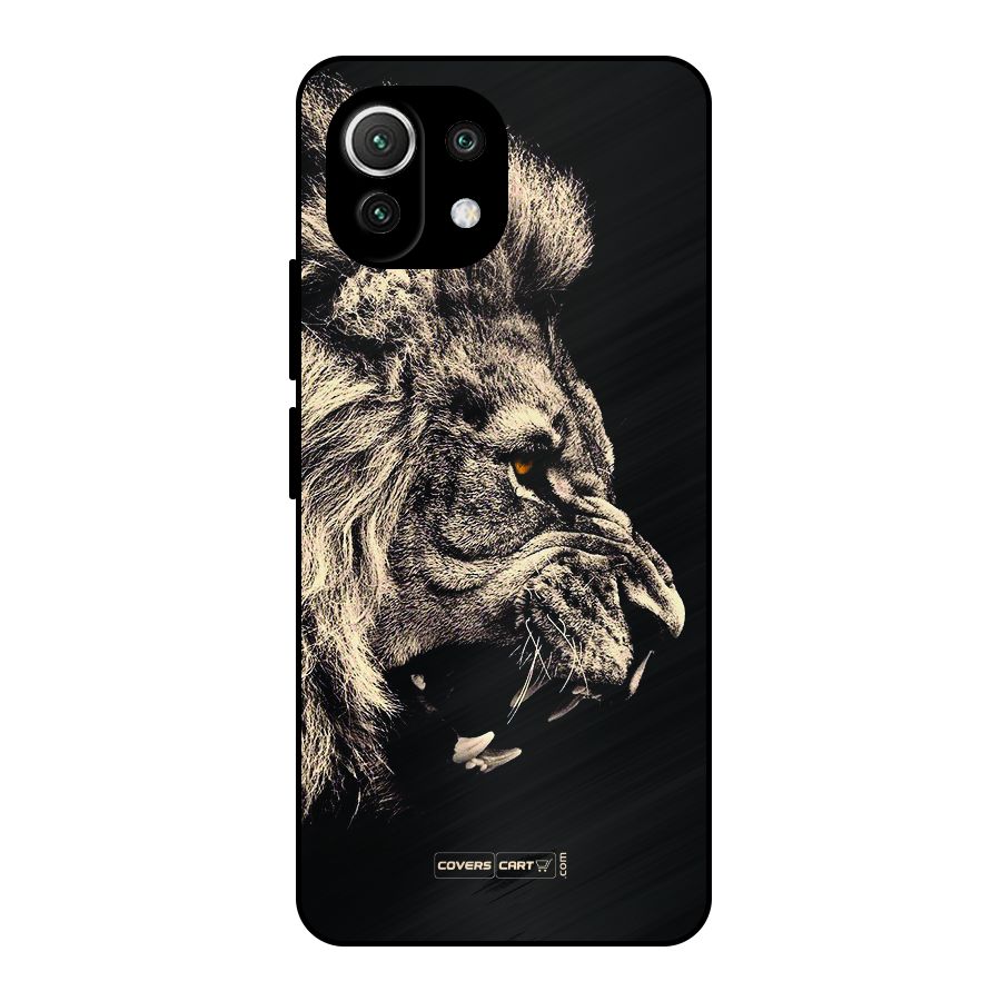 Roaring Lion Metal Back Case for Mi 11 Lite NE 5G