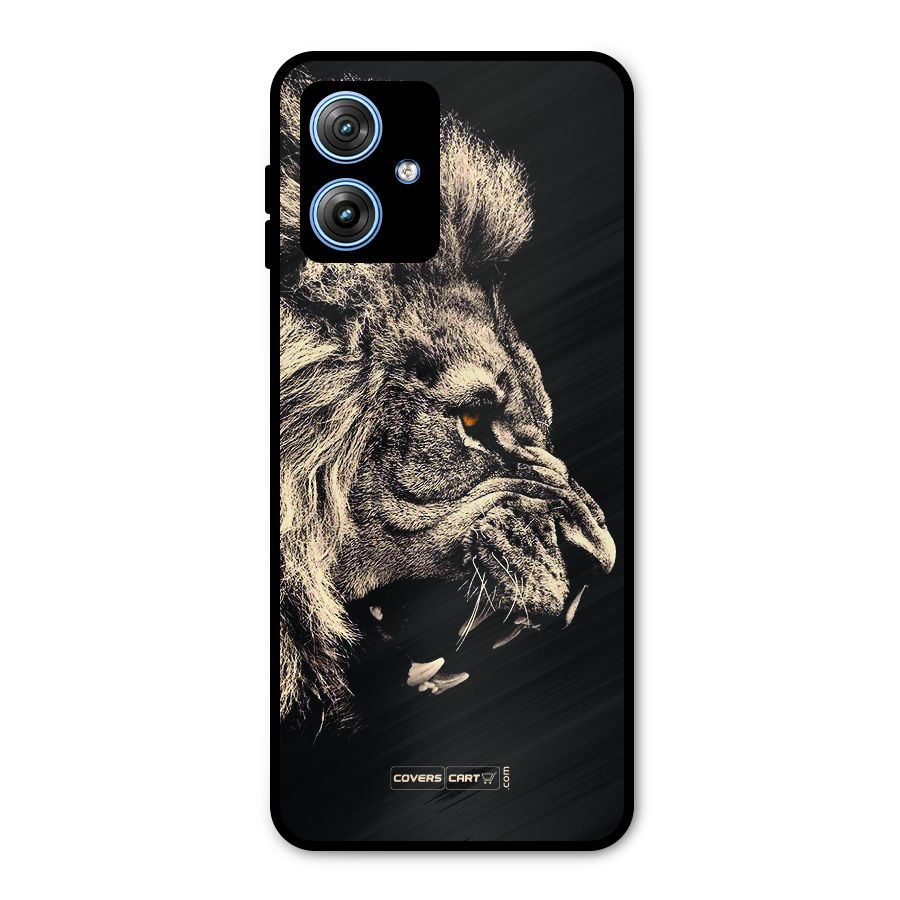 Roaring Lion Metal Back Case for Moto G54