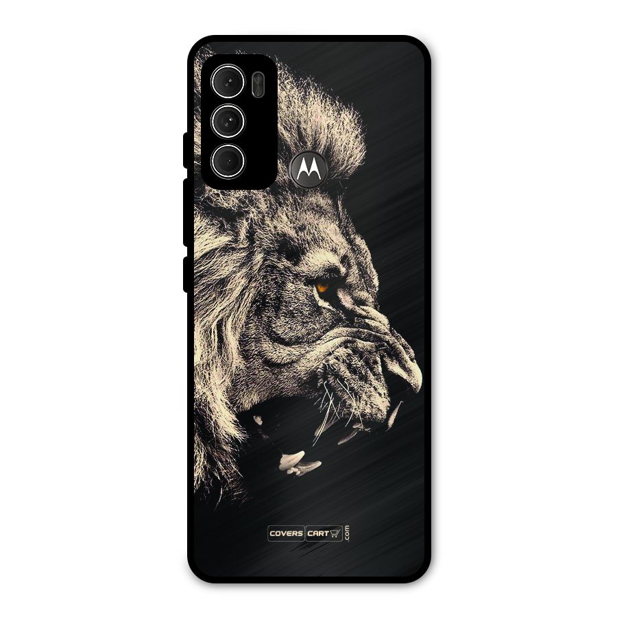 Roaring Lion Metal Back Case for Moto G60