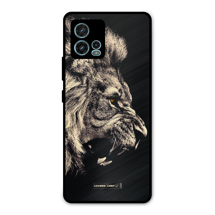 Roaring Lion Metal Back Case for Moto G72